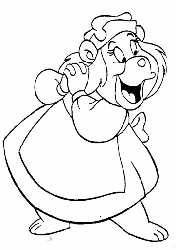 Happy Grammi Gummi coloring page